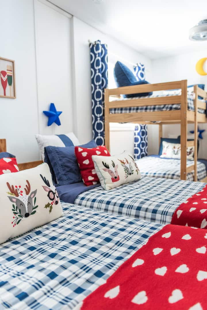 Un espacio divertido y acogedor para dormir, ¡perfecto para niños o amigos!