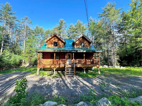 80PVR New Log Home 20 min from Bretton Woods!