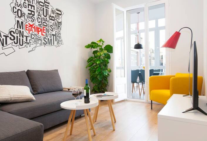 Very Spacious Eixample 4bd 4ba apartment