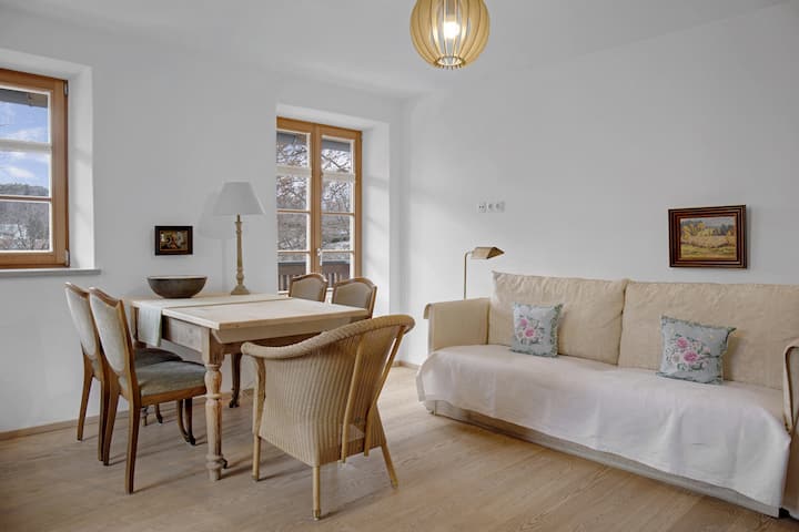 Charmante Ferienwohnung "Ferienwohnung Birke" Mit Bergblick, Wlan - Wackersberg