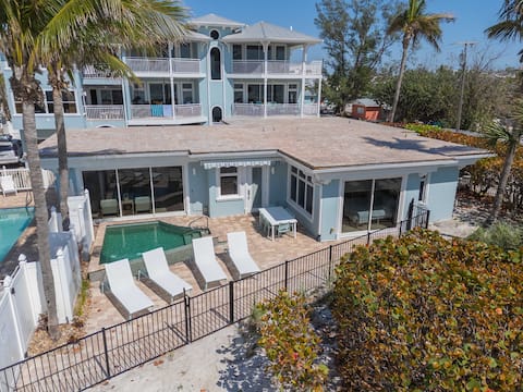 Luxury 3BD Beachfront Retreat with Heated Pool!