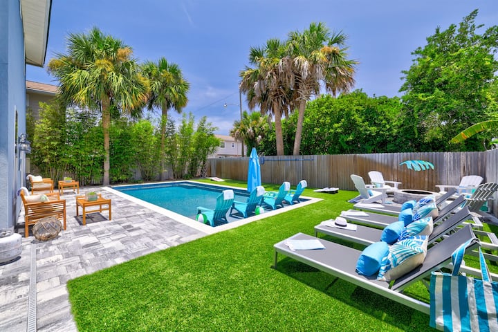 Family-friendly Beach Escape With Pool & Games - Jacksonville Beach, FL