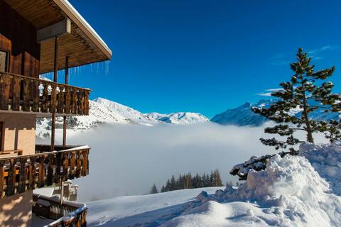 Airbnb performant: At the Foot of the Slopes! Apt 6p Balcony/Terrace + Sauna à Auris