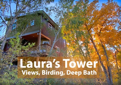 Laura's View Tower - King, Large Bathtub, Birding
