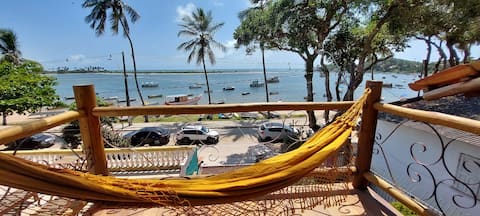 Top Airbnb: SEA & RIVER view at Orla Casa Flor, Apartment 2 in Itacaré