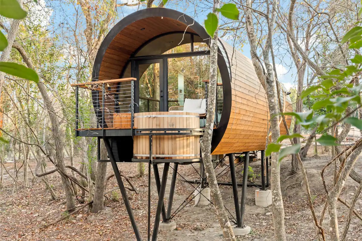Enchanted Tree House! Pool - Tub - Off Main St. - Treehouses for Rent in  Fredericksburg, Texas, United States - Airbnb