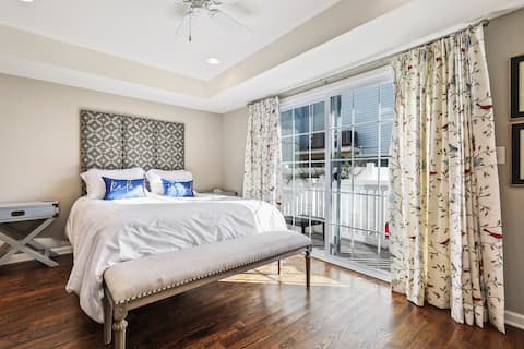 Family Beach House | Steps to Beach + Sleeps 8