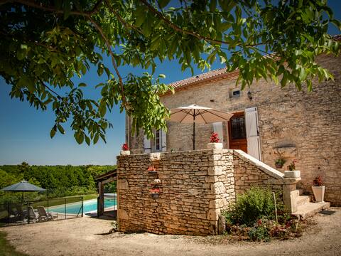 Holiday home with private pool and views