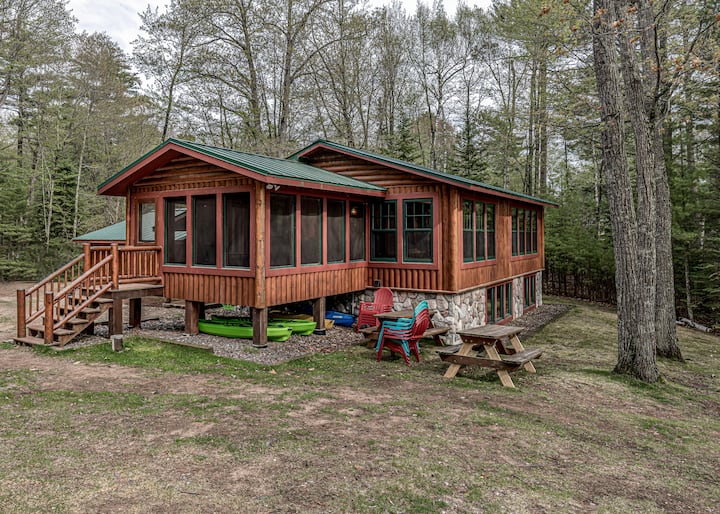 Private Lakefront Cabin With Dock And Fire Pit! - Plum Lake, WI