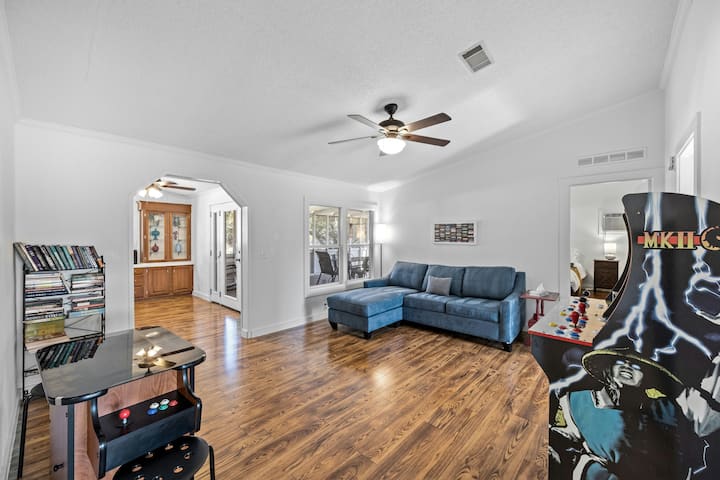 Arcade Room with tabletop Pac-Man