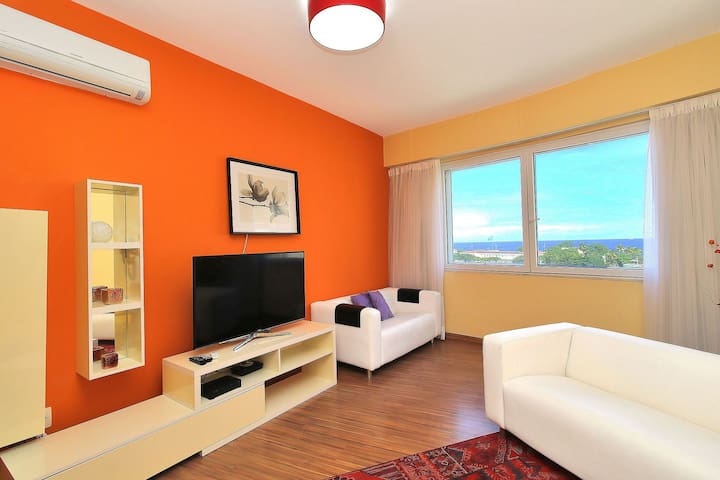 Panoramic view of Copacabana beach