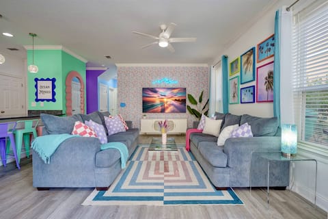 Top Airbnb: Walk2Beach | Golf Cart | Arcades | Stocked Kitchen in Destin