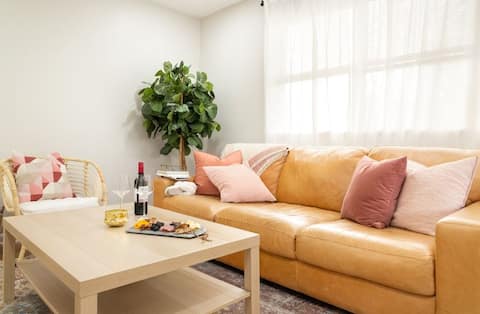 Bright&Comfy 2bed/1ba in quiet duplex