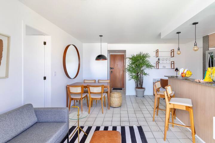 Renovated apartment with sea view for vacation rental in Ipanema gallery image 2