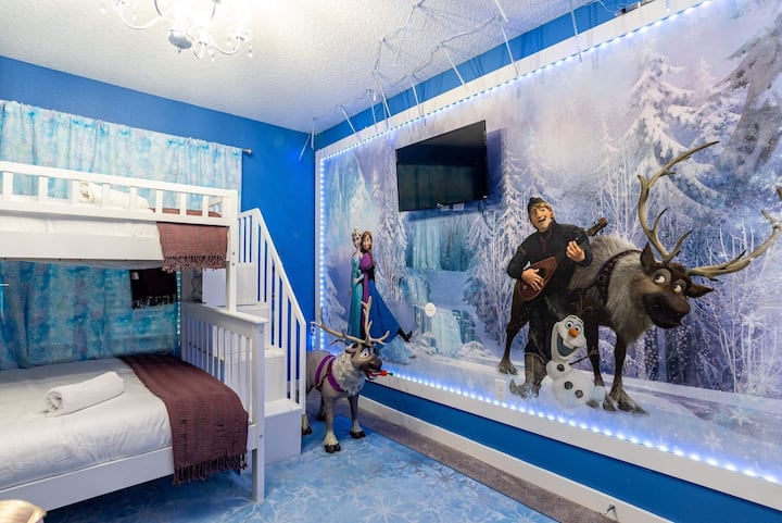 ห้องนอนธีมแช่แข็งมีความสุขกับทุกรายละเอียด!