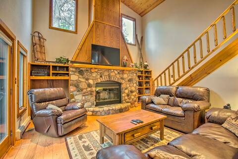 Riverfront Manton Cabin w/ Pool Table & Fire Pit!
