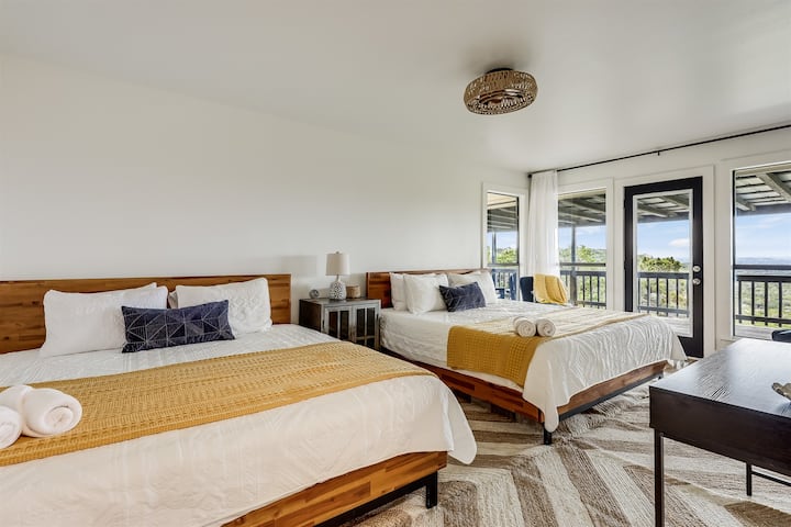 Furahia usiku wa kupumzika na uamke kwenye mandhari ya kupendeza ya mazingira ya asili.