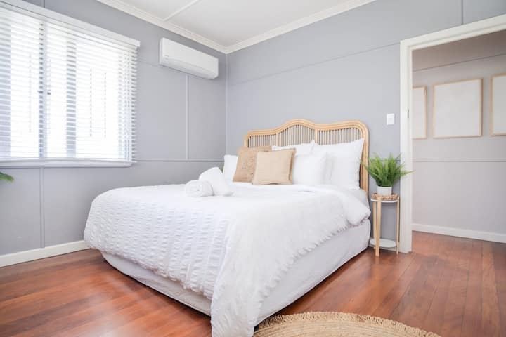 Spacious master bedroom.