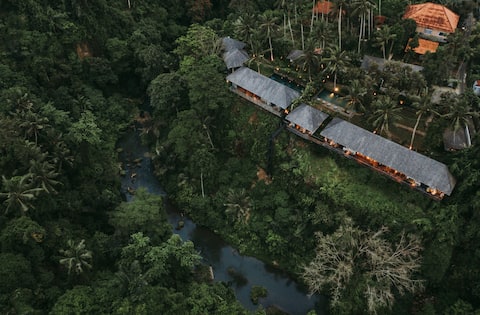 Ubud River View 5br Villa with Private Chef