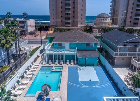 Large Heated Pool/Hot Tub/Bball Court/Beach View