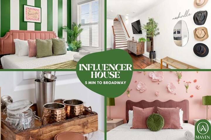 Stunning Influencer Home｜Downtown｜5min to Broadway