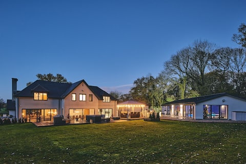 Luxury home with swimming pool and cinema room