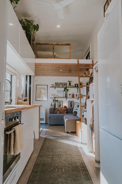 Popular Airbnb listing: The Crest - A Tiny House with a Big View in Crackenback