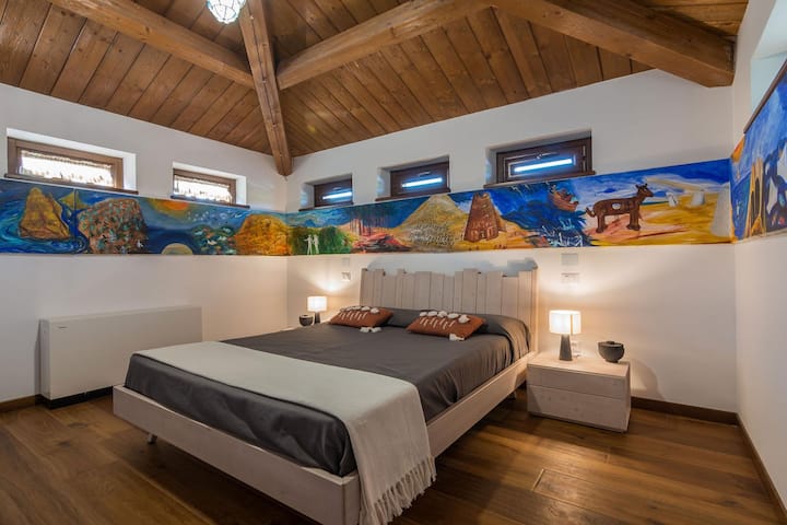 Villa Flavia - Chumba cha kulala cha watu wawili juu ya mnara