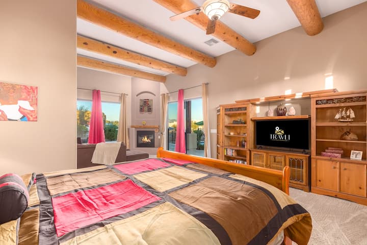 Სმარტ-ტელევიზორი, ჭერის ვენტილატორი და პატიო