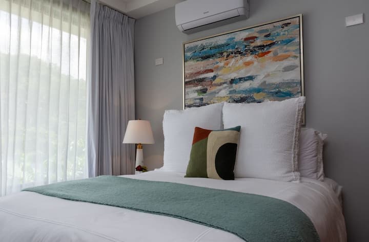 New linens and the most amazing comfortable mattresses.