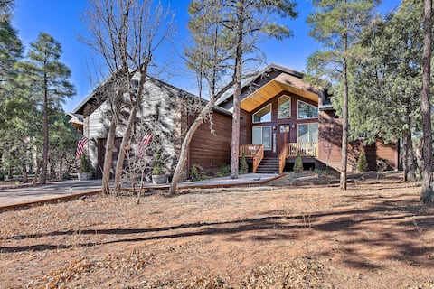 Luxe Cabin w/ Deck & Fenced Yard in Lakeside!