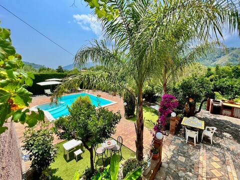 Holiday home with pool in Francavilla di Sicilia