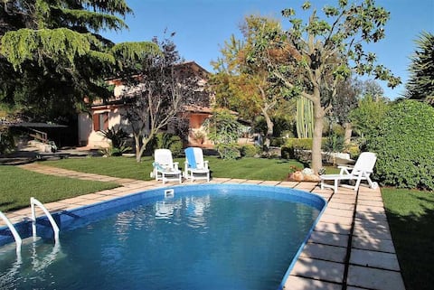 Villa Vallereale with pool for exclusive use