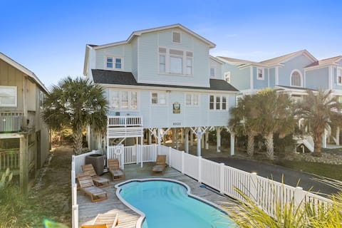 Pelican Watch on Holden, Ocean front, heated pool