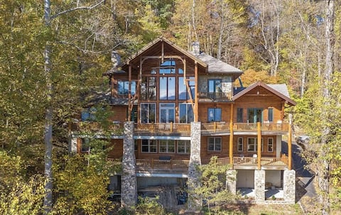 Stunning estate, hot tub, game room, and theatre!