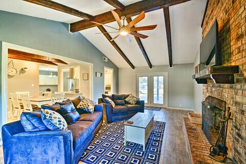 2 Mi to Lake Wichita: Home w/ Game Room!