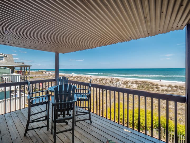 Sea Colony 12a | Oceanfront, Private Beach Walkway - Carolina Beach, NC