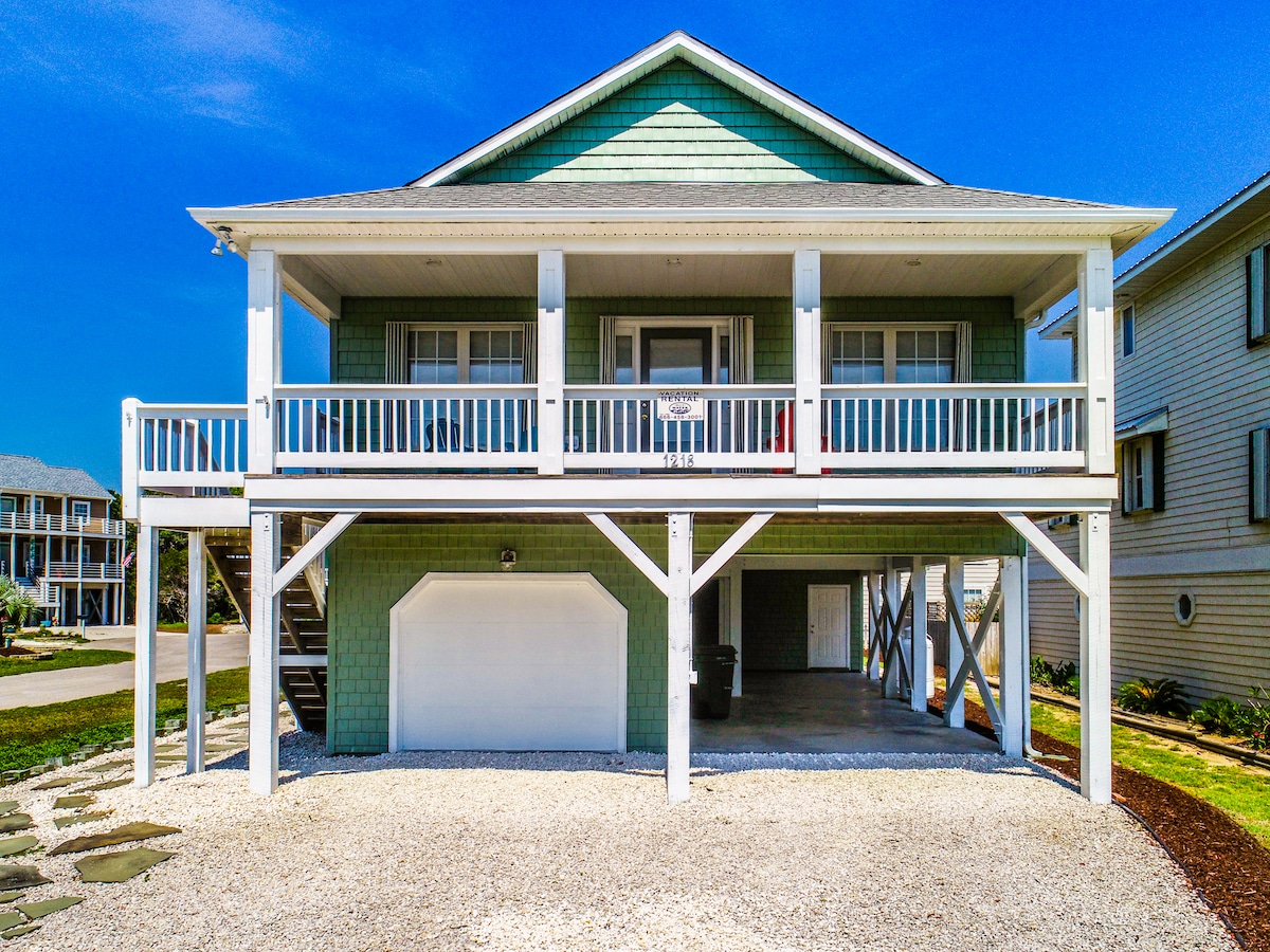 Along the Shore Ocean View, Walk to the Beach! Houses for Rent in Kure Beach, North Carolina