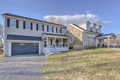 Morrisonville Manor w/ Fire Pit & Hot Tub!