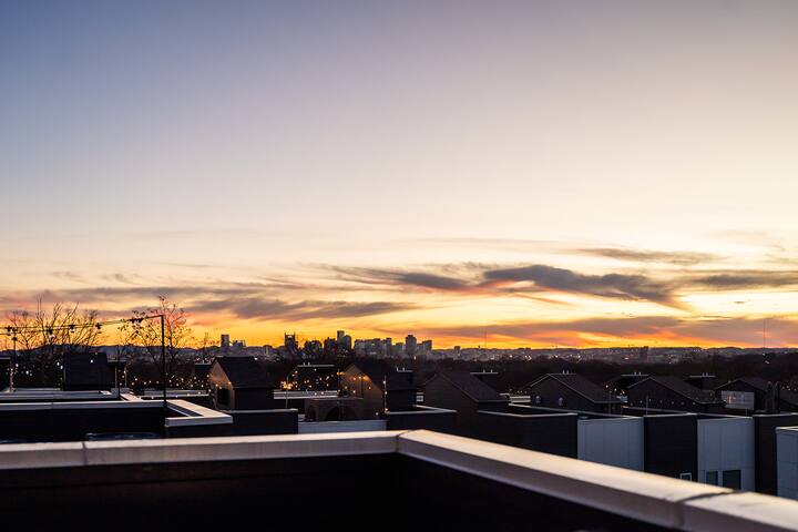 Luxe Nashville Home| Downtown Views + Rooftop gallery image 4