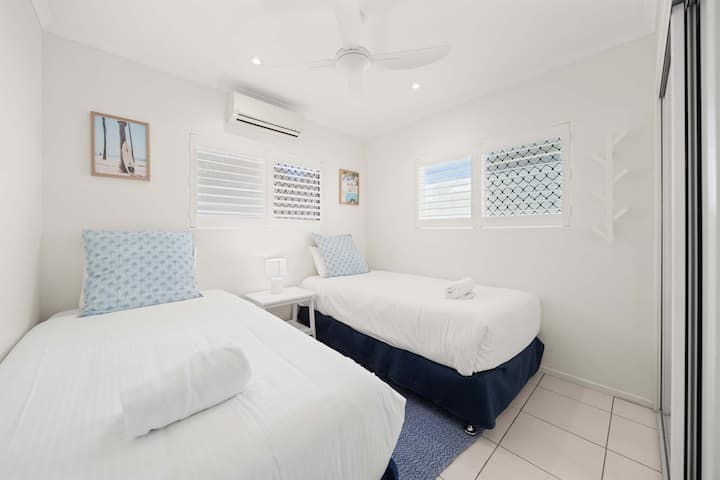 Comfortable single beds ideal for relaxed family holidays