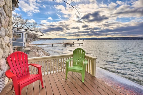 NEW! Lakefront Canandaigua Home w/ Grill, Fire Pit
