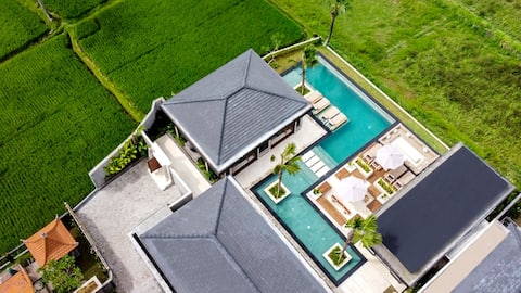 Mei: majestic 5BR Villa with stunning view in Ubud