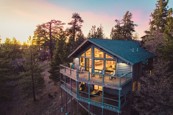 Ponderosa Peak. Games. Views. Bbq. Hammock. - Big Bear Lake, CA