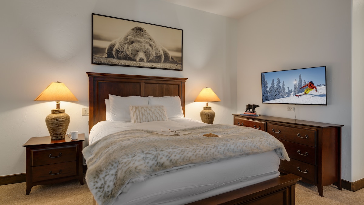 غرفة نوم 3، الطابق السفلي - جناح كوين في الطابق السفلي