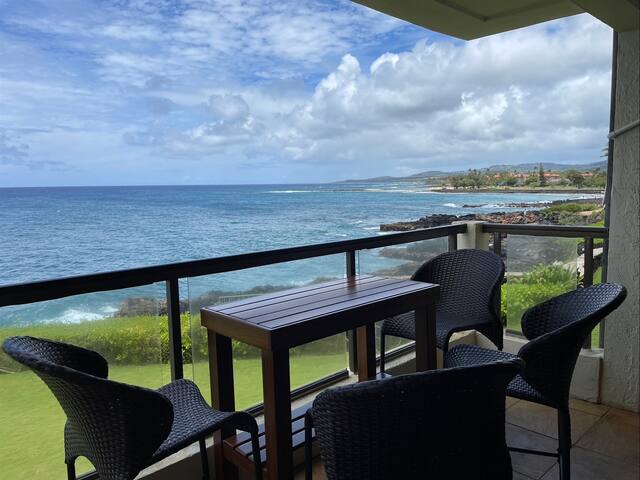 Poipu Shores 205A – Best views – Compare! miles of