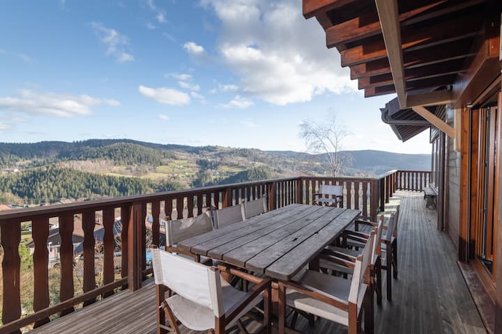 Luxurious chalet overlooking the slopes and the Hohneck