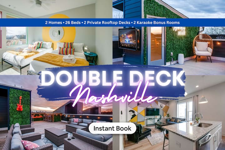 Skyline Rooftop Deck Games Near Downtown Nashville