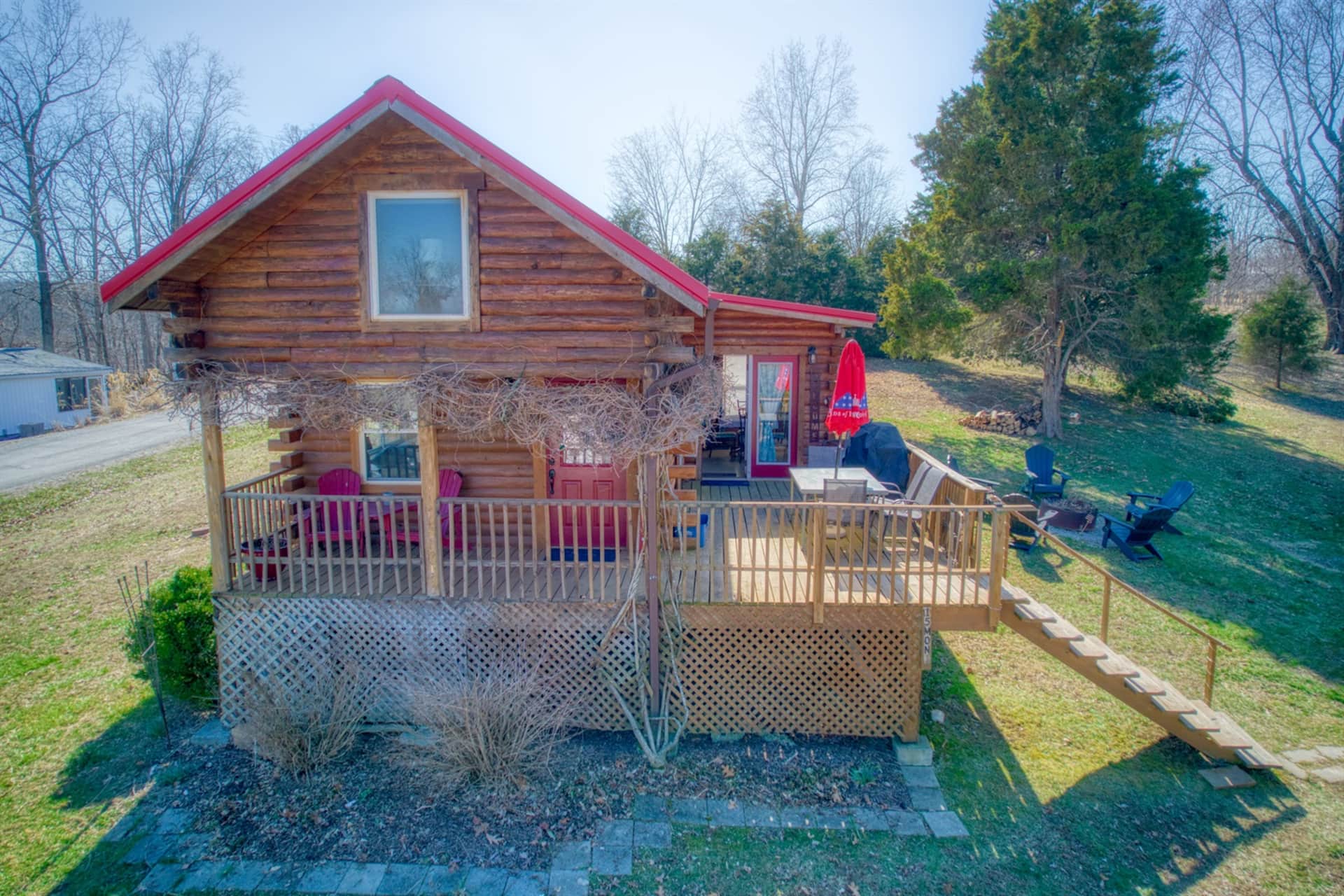 Cozy Log Cabin Retreat with Hot Tub