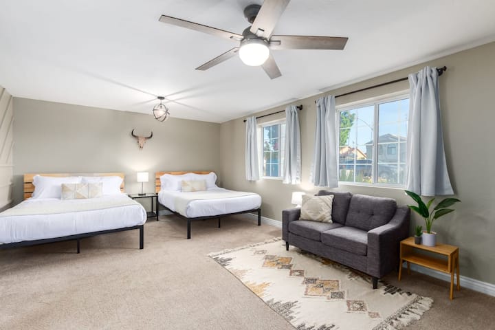 Suite 3 de niveau inférieur avec lits Queen Size doubles